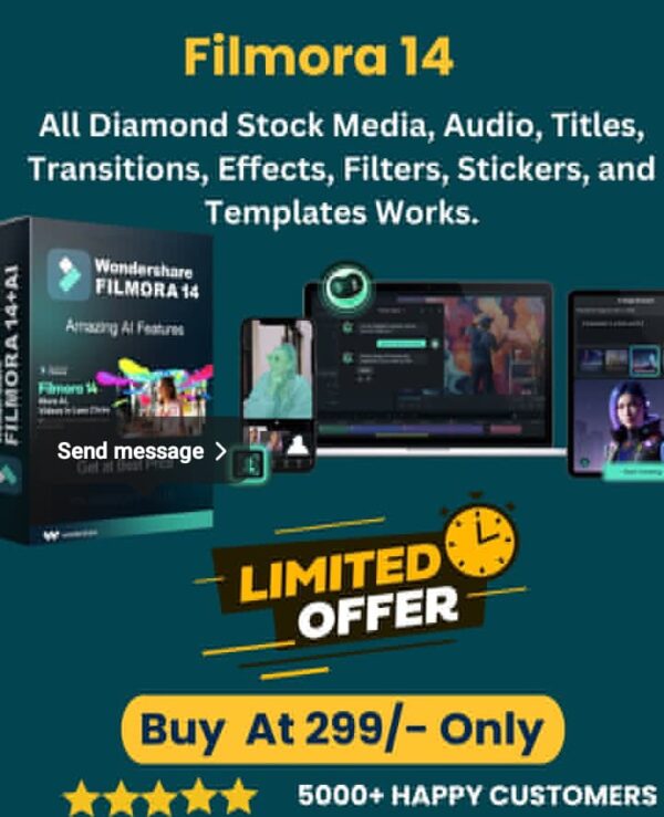 Filmora 14 Pre Activated Software for Lifetime With Ai